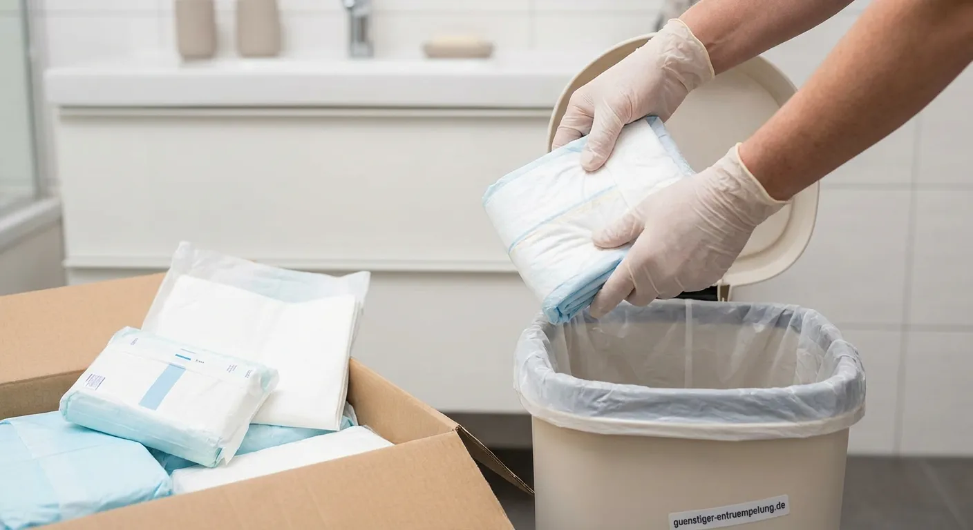 Fachgerechte Entsorgung von Inkontinenzmaterial