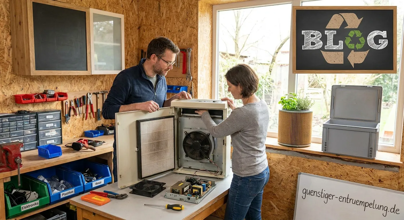 Luftreiniger in einem modernen Wohnzimmer stehen