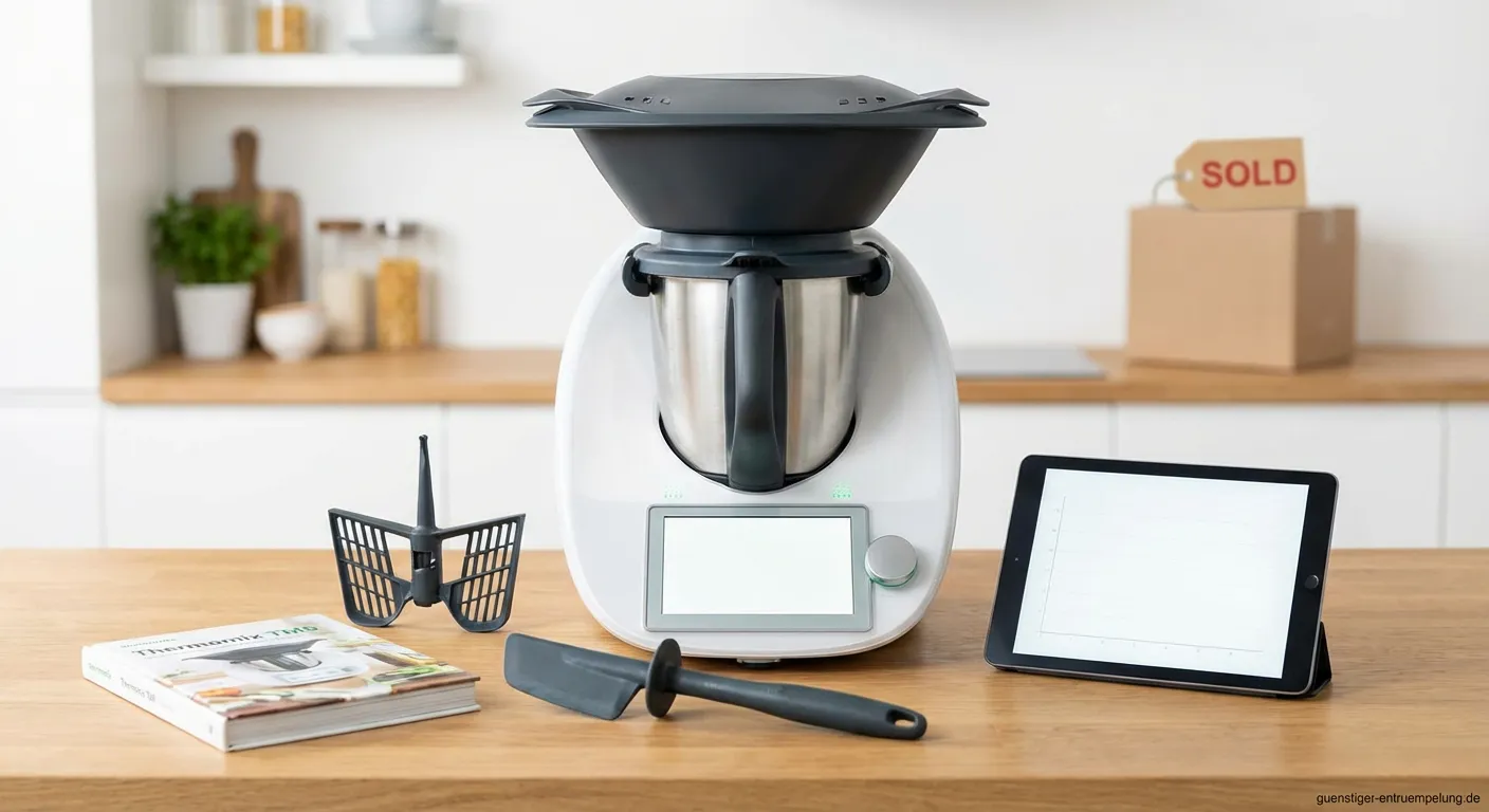 Thermomix Küchengerät für den Verkauf vorbereitet